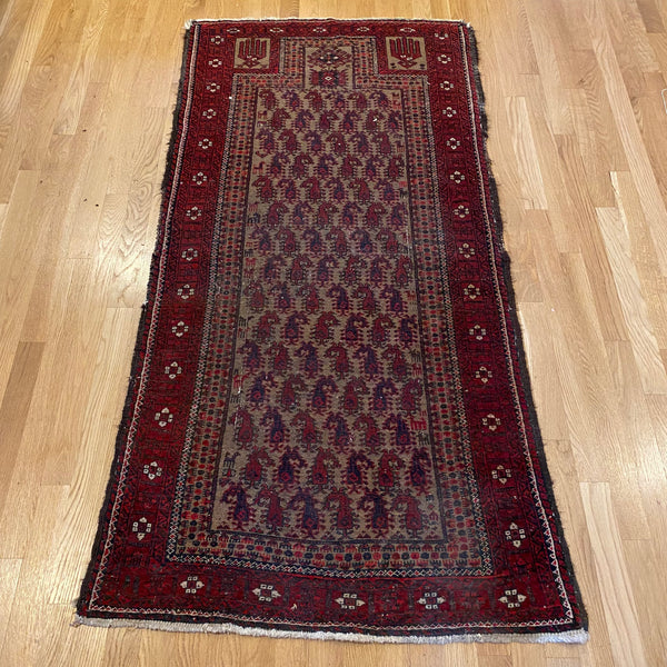 Vintage Rug, 2' 10 x 5' 8 Brown