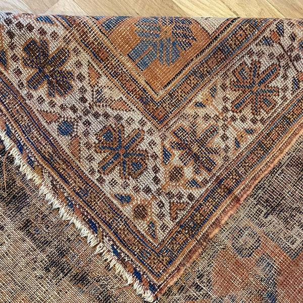 Antique Rug, 4' x 6' Navy