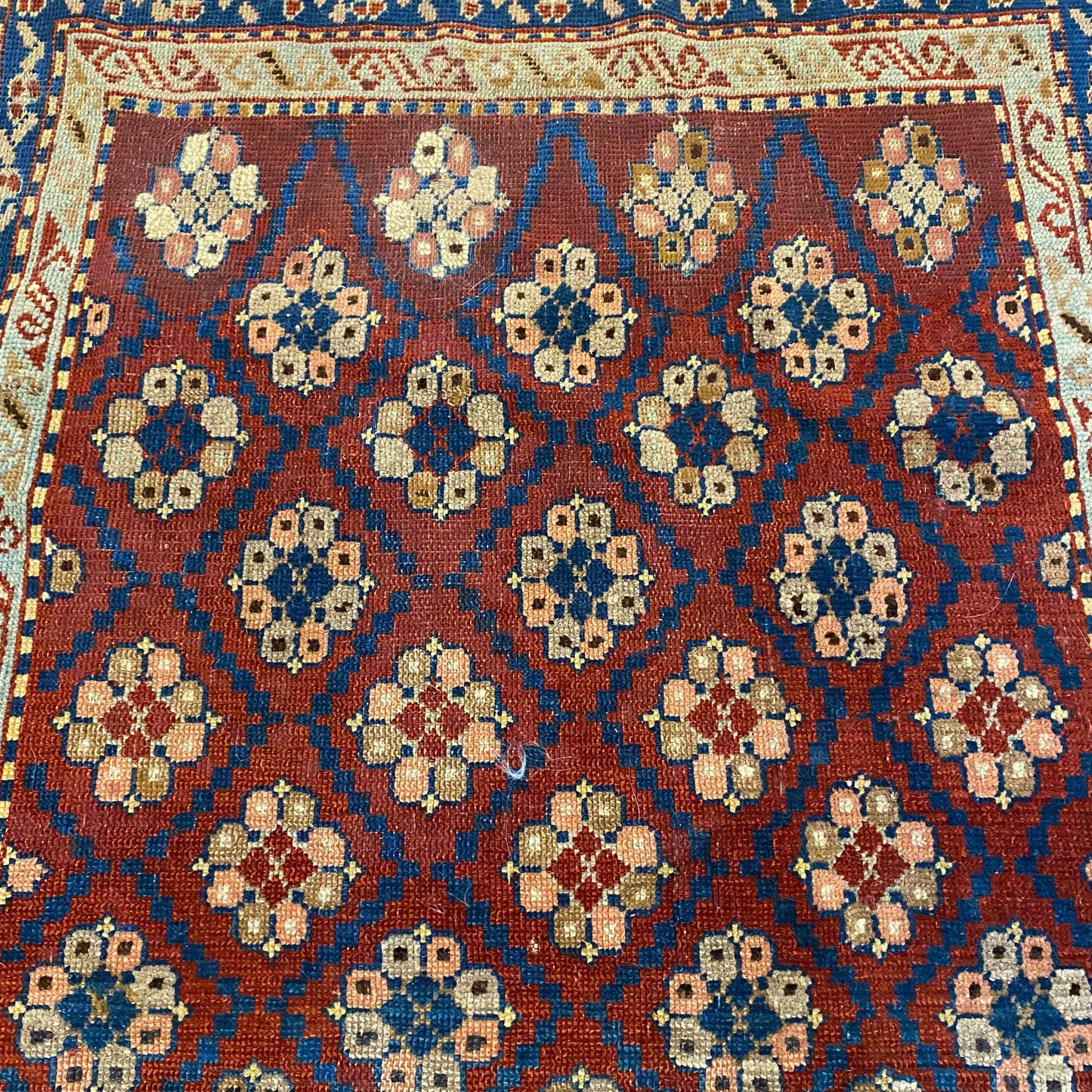 Antique Rug, 2' 11 x 4' 1 Red