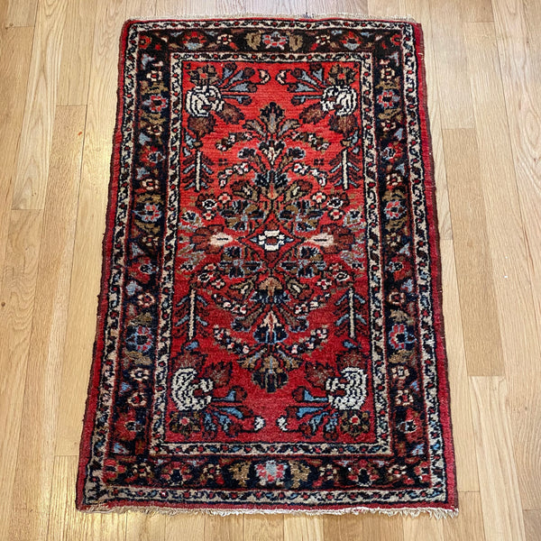 Vintage Rug, 1' 10 x 2' 10 Red