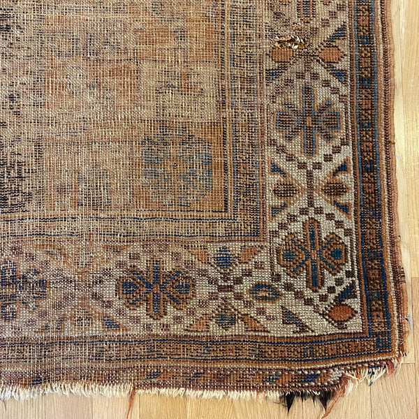 Antique Rug, 4' x 6' Navy