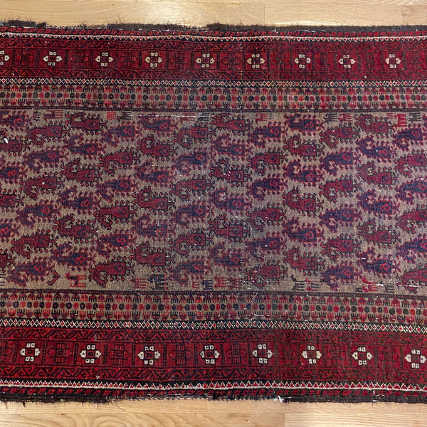 Vintage Rug, 2' 10 x 5' 8 Brown