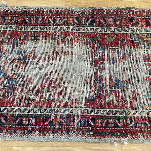 Vintage Rug, 1' 11 x 2' 11 Red