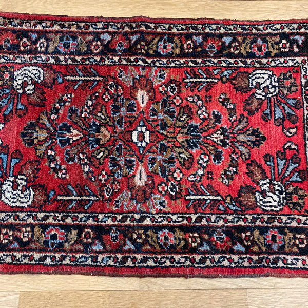 Vintage Rug, 1' 10 x 2' 10 Red