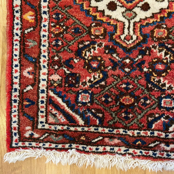 Vintage Rug, 1' 11 x 2' 6 Red