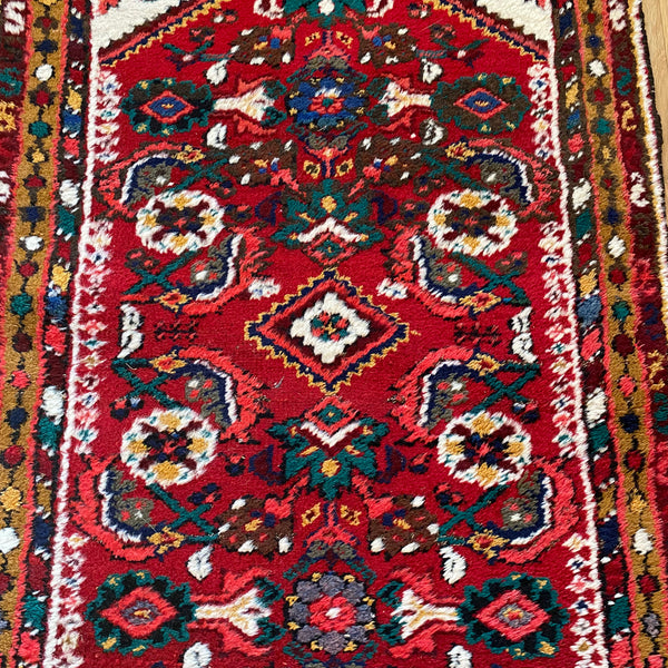 Vintage Rug, 2' 5 x 4' Red