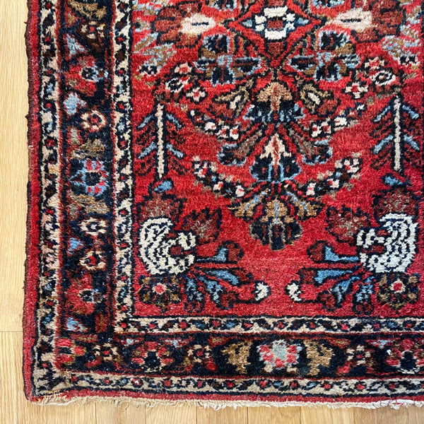Vintage Rug, 1' 10 x 2' 10 Red