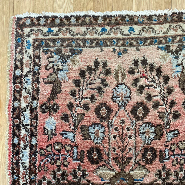 Vintage Rug, 2' 2 x 3' 2 Soft Red