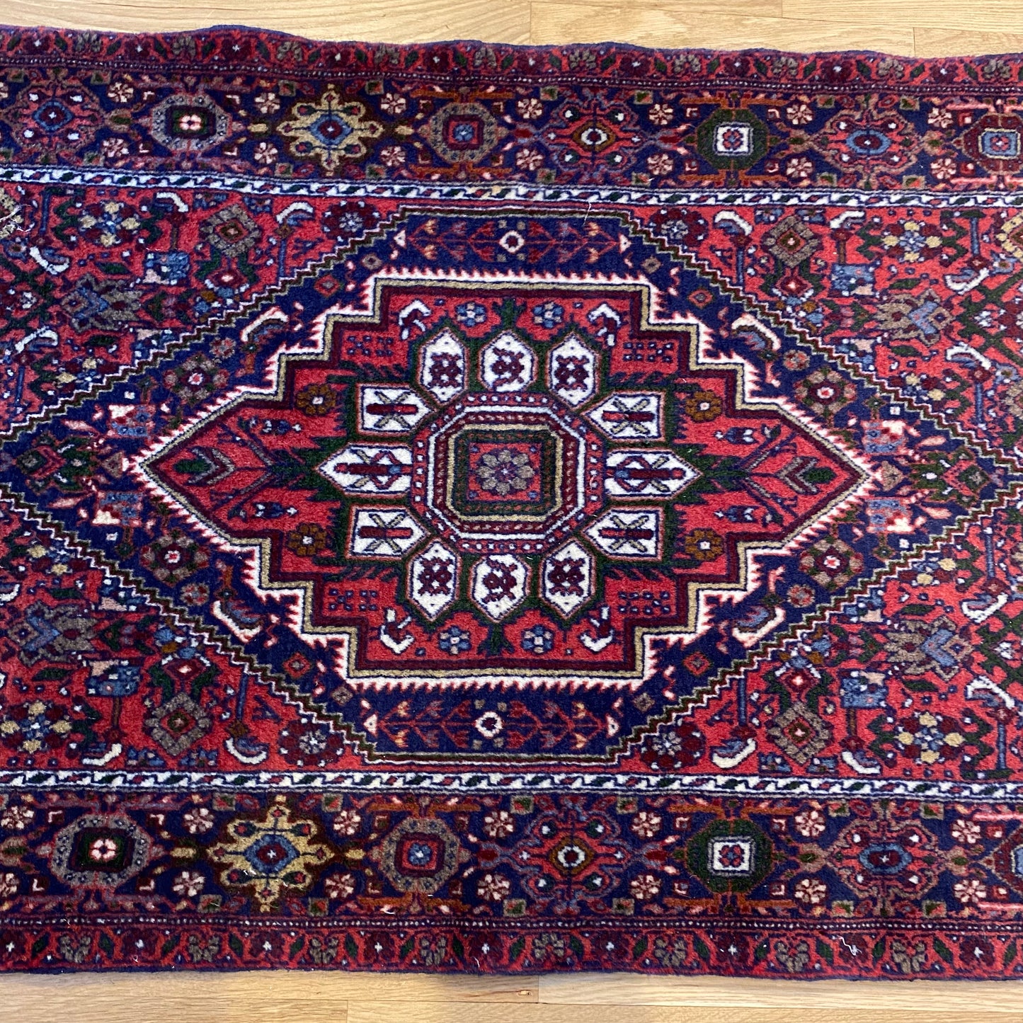 Vintage Rug, 2' 6 x 4' 2 Red