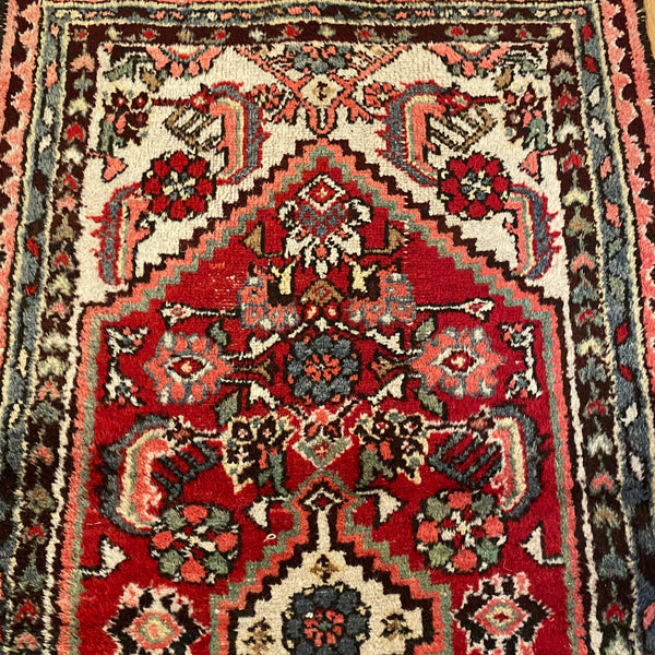 Vintage Rug, 2' 3 x 4' 2 Red