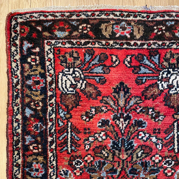 Vintage Rug, 1' 10 x 2' 10 Red