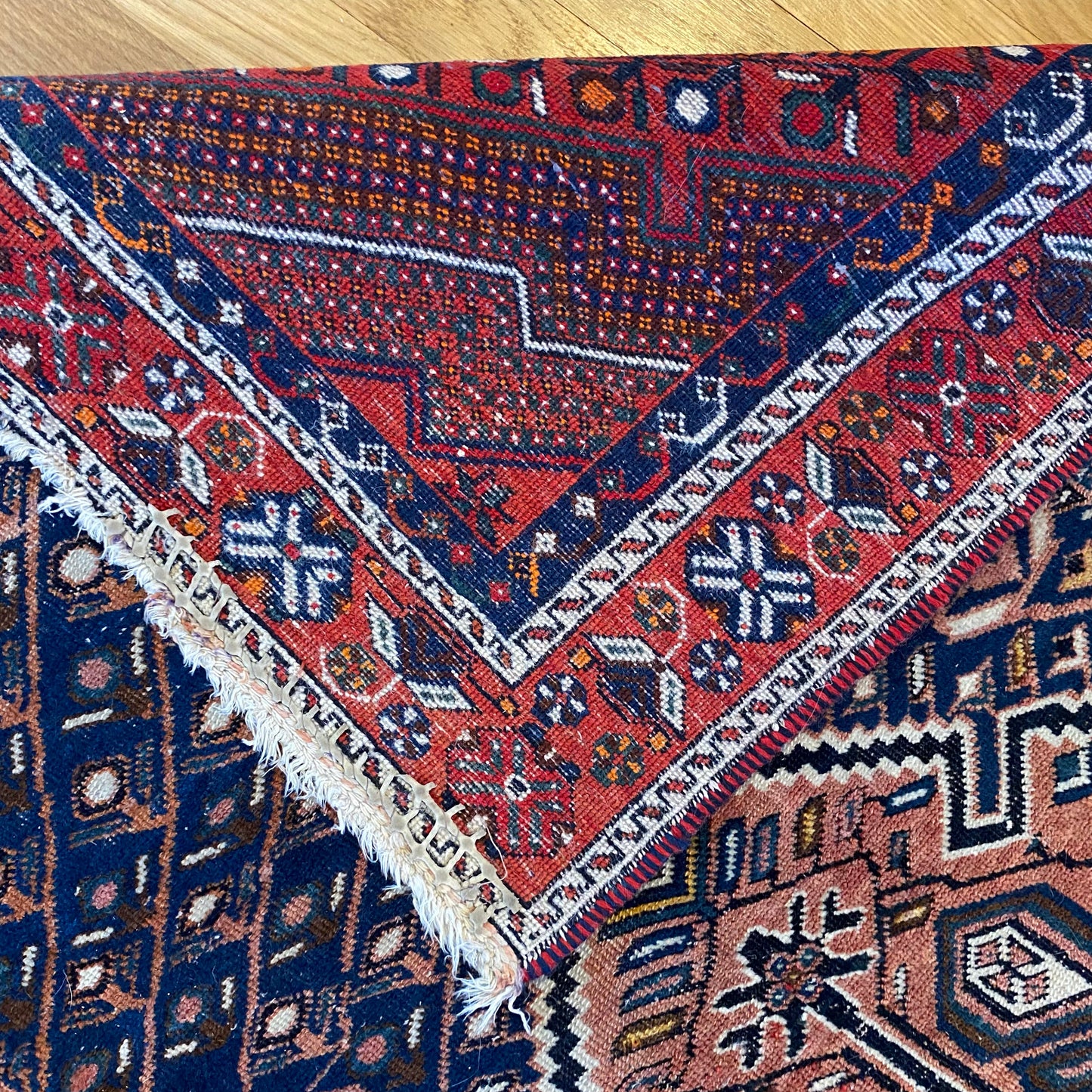 Vintage Rug, 3' 7 x 5' 1 Blue