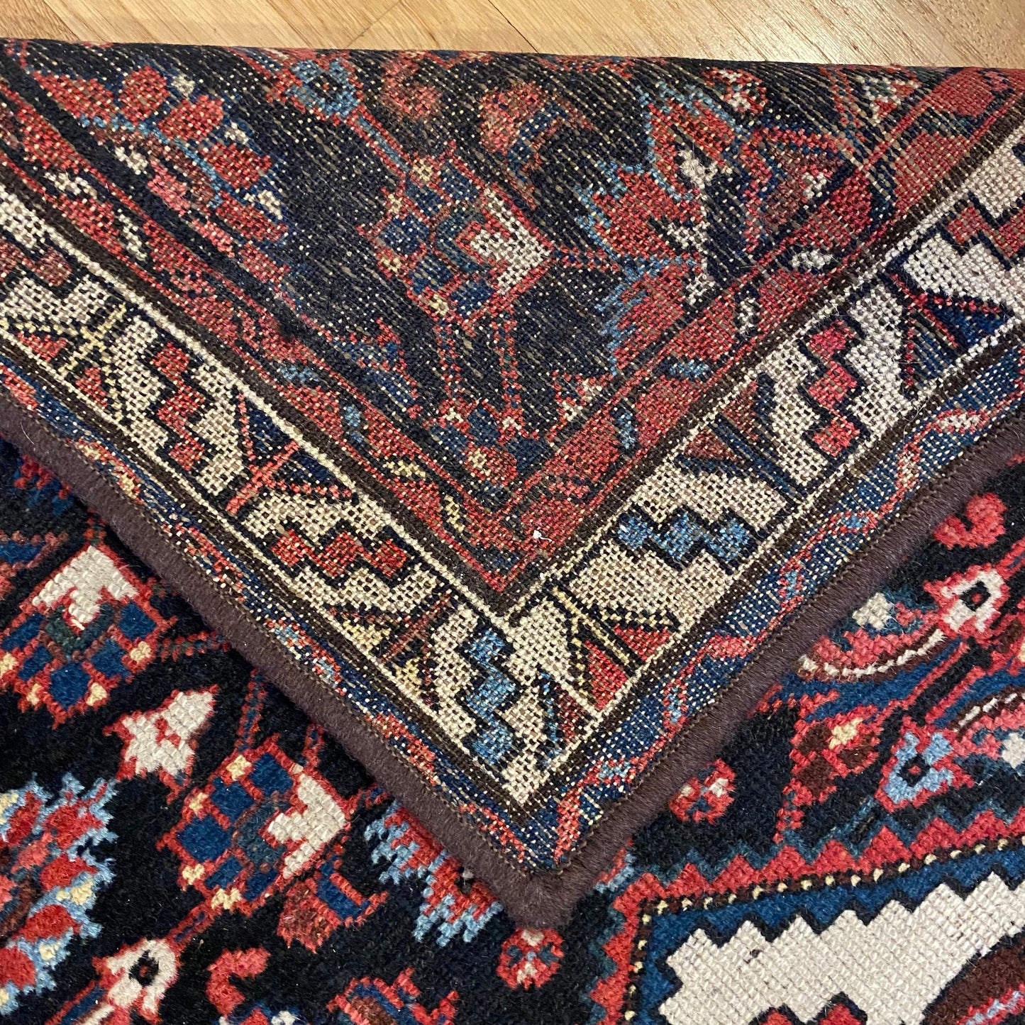 Vintage Rug, 2' 6 x 4' 1 Navy