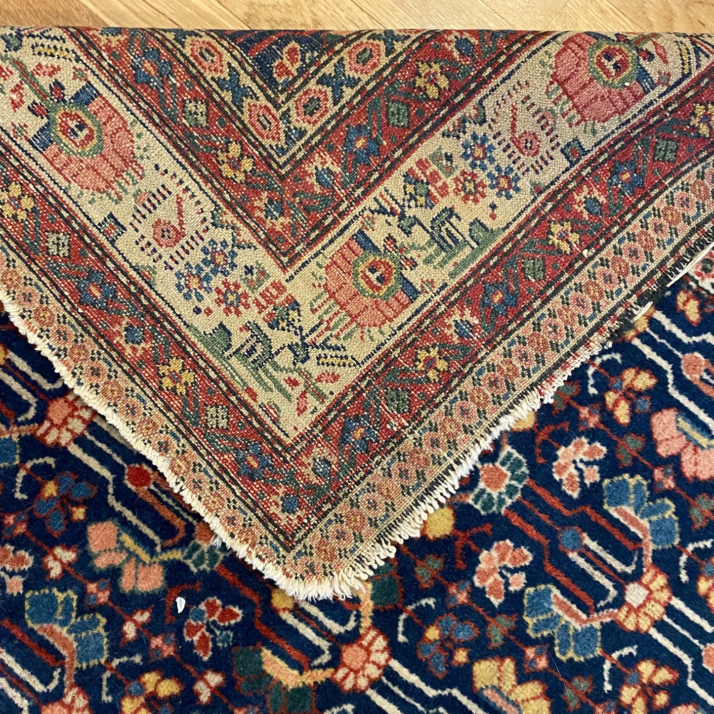 Vintage Rug, 4' 9 x 6' 4 Blue
