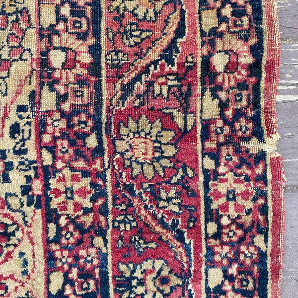 Antique Rug, 4' x 6' 9 Magenta