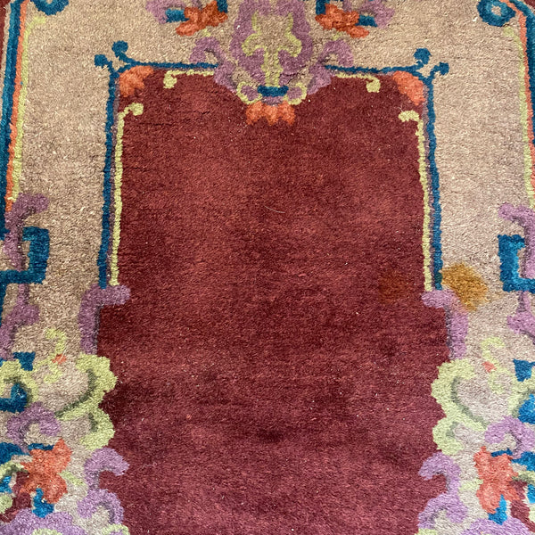 Vintage Rug, 2' x 4' Magenta