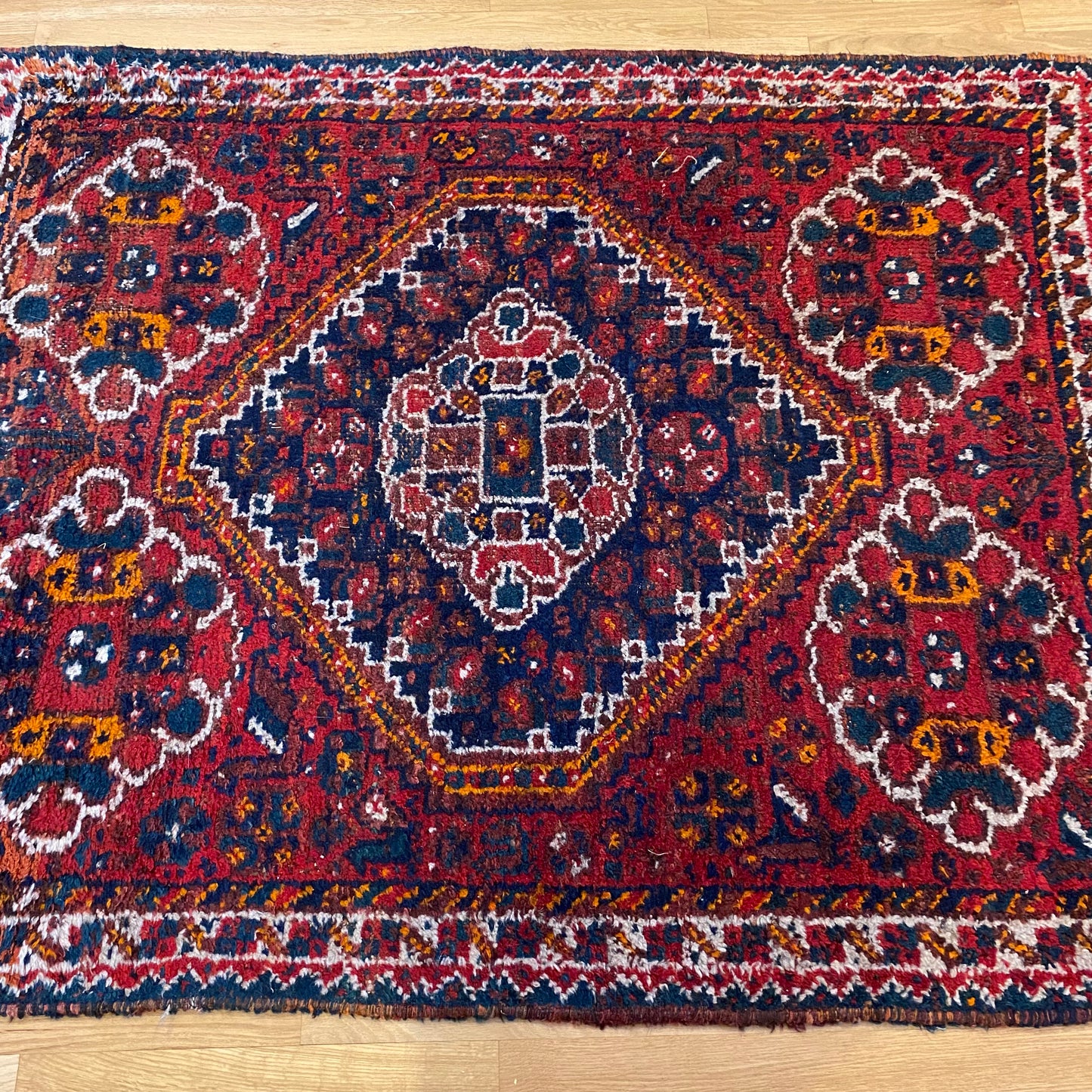 Vintage Rug, 3' 10 x 5' Red