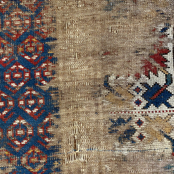Antique Rug, 3' 6 x 5' 2 Blue