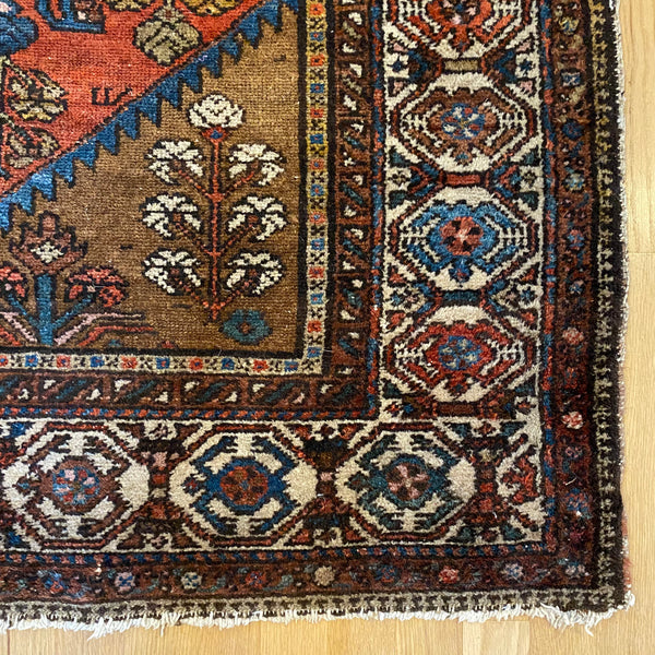 Vintage Rug, 4' 5 x 5' 10 Red
