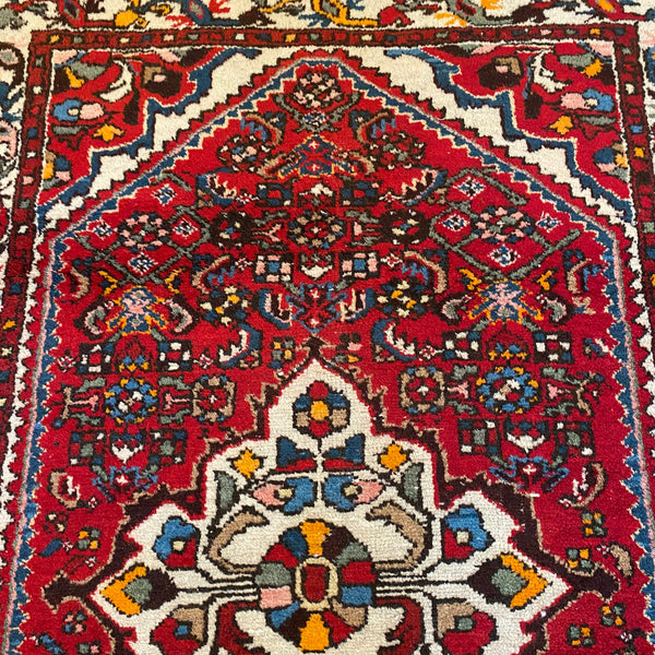 Vintage Rug, 3' 4 x 5' 5 Red