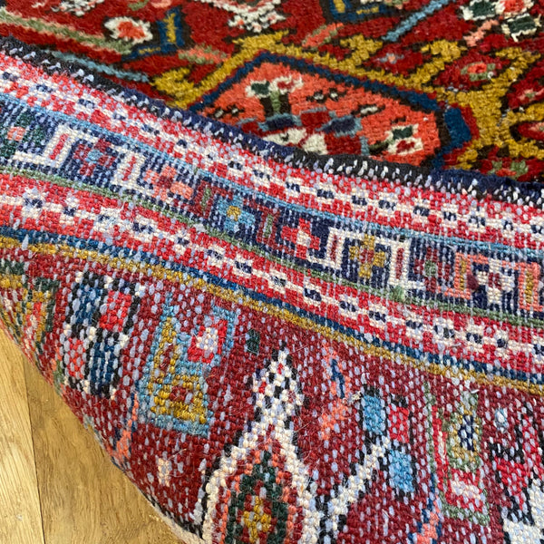 Vintage Rug, 2' 2 x 2' 10 Red
