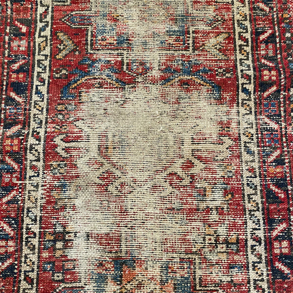 Vintage Rug, 1' 11 x 2' 11 Red