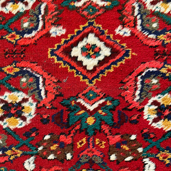 Vintage Rug, 2' 5 x 4' Red