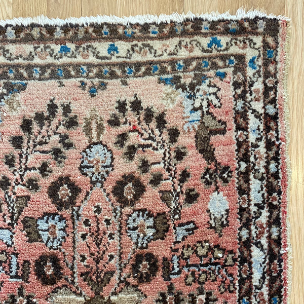 Vintage Rug, 2' 2 x 3' 2 Soft Red