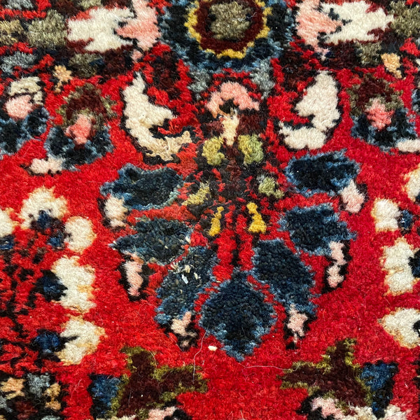 Vintage Rug, 1' 10 x 2' 7 Red