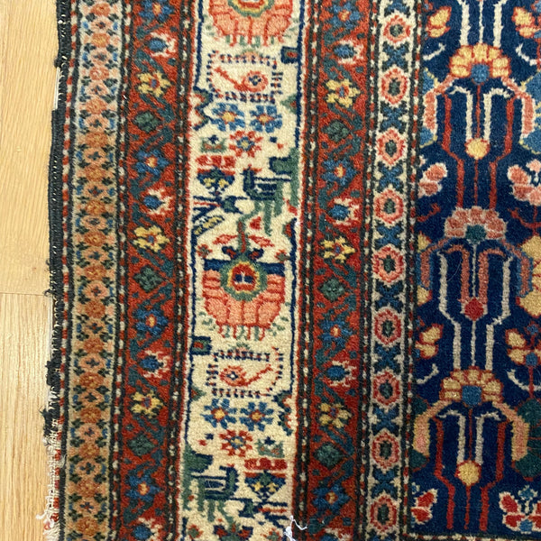 Vintage Rug, 4' 9 x 6' 4 Blue