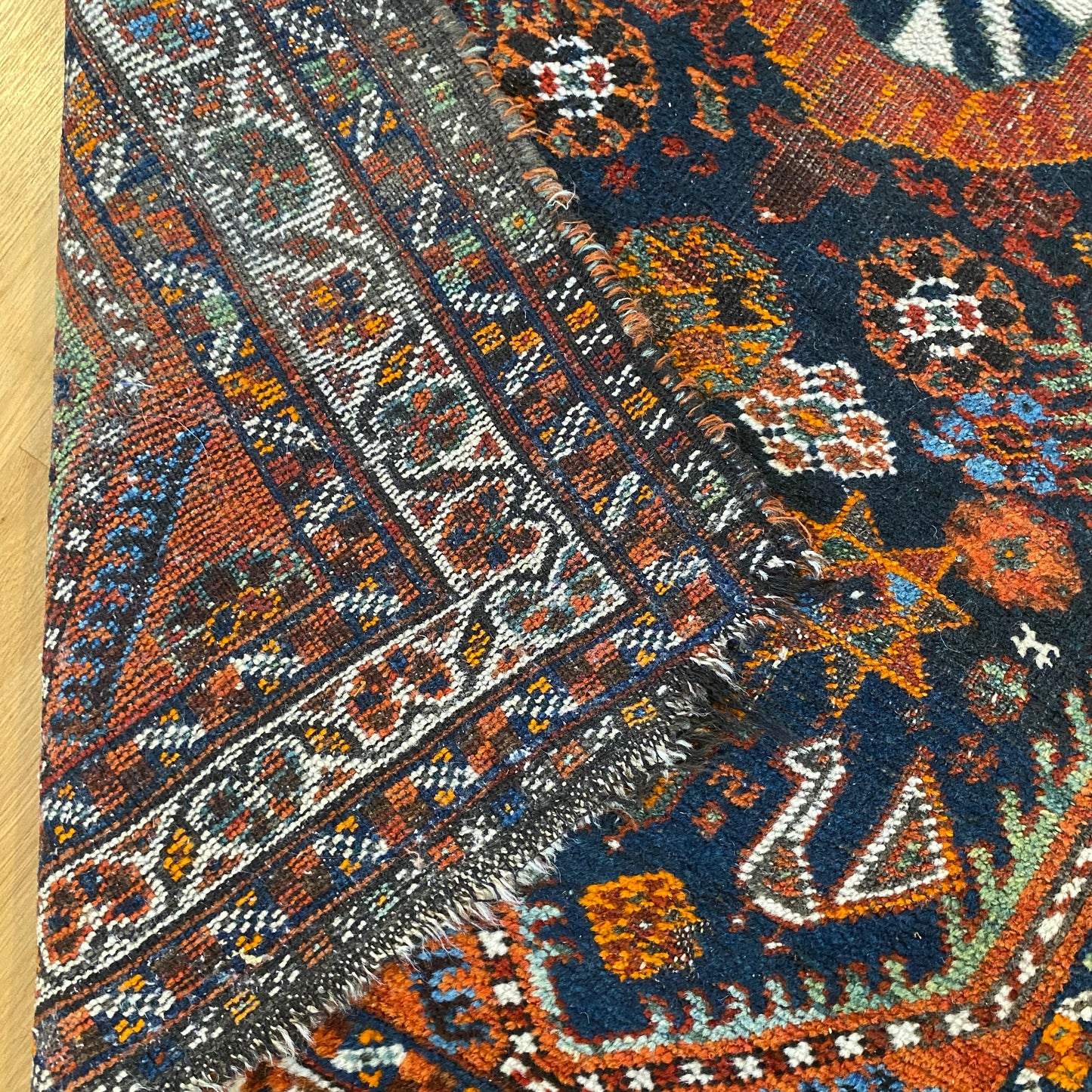 Vintage Rug, 2' 10 x 4' 5 Blue