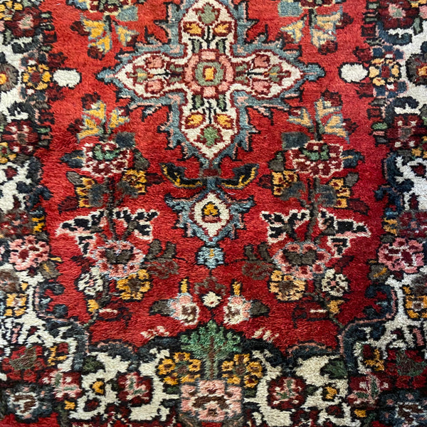 Vintage Rug, 2' x 2' 10 Red