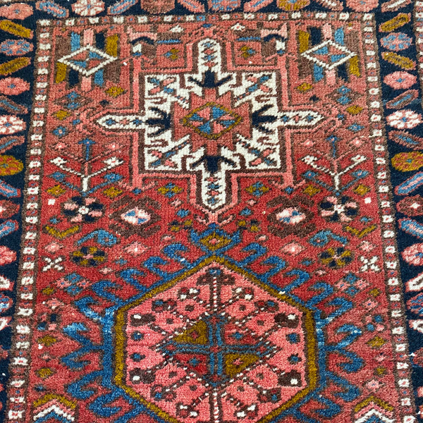 Vintage Rug, 2' 6 x 4' 2 Red