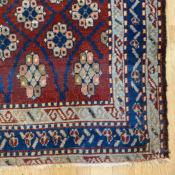 Antique Rug, 2' 11 x 4' 1 Red