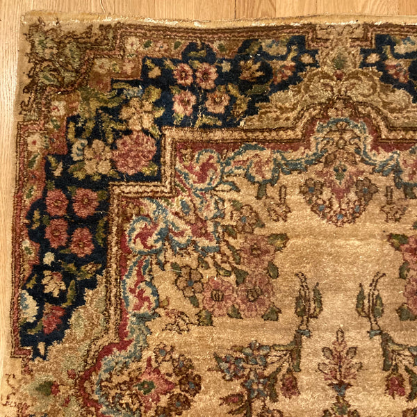 Vintage Rug, 3' 1 x 5' 5 Cream