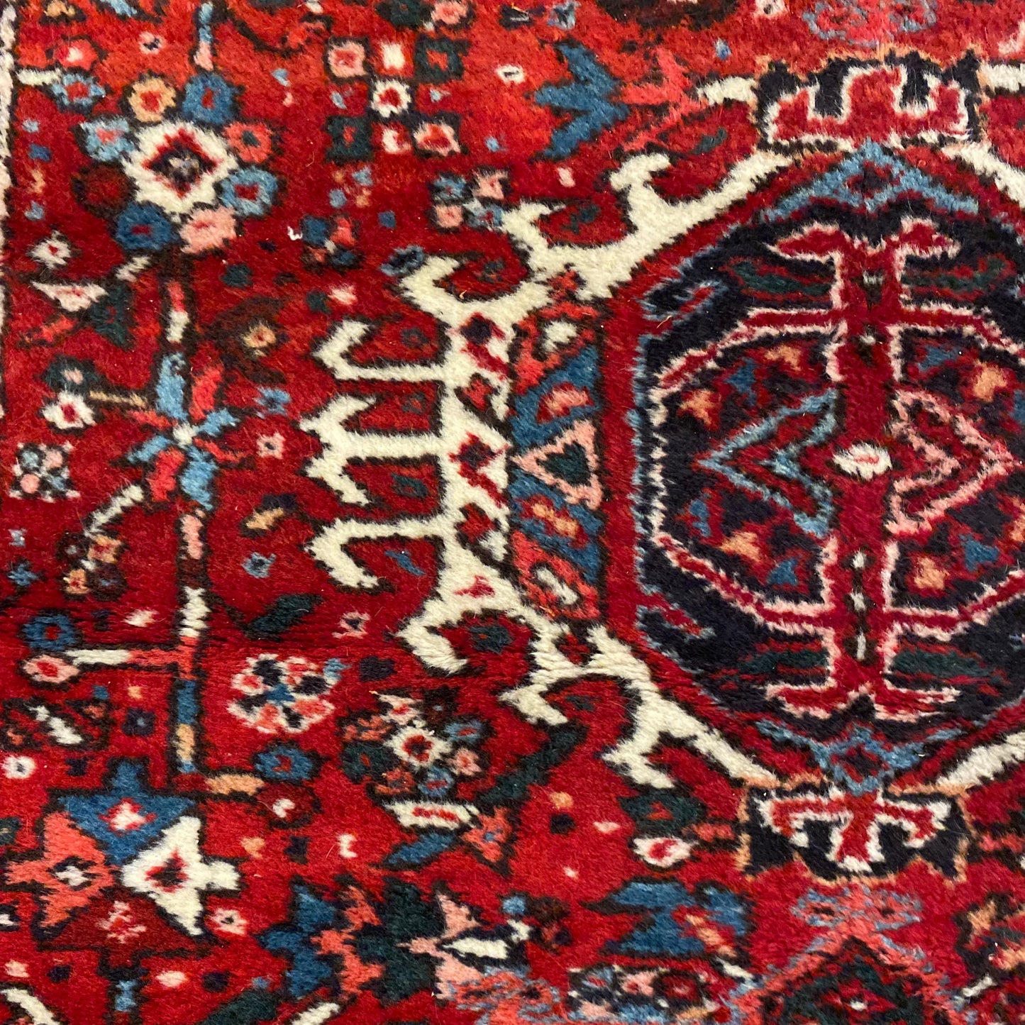 Vintage Rug, 3' 10 x 4' 8 Red