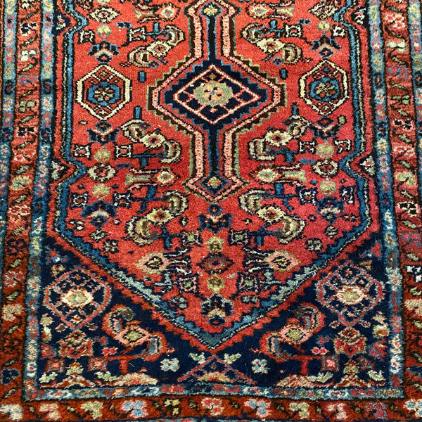 Vintage Rug, 2' 8 x 3' 10 Red