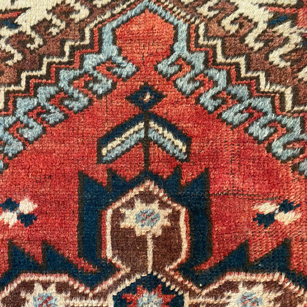 Vintage Rug, 2' 5 x 4' 2 Red