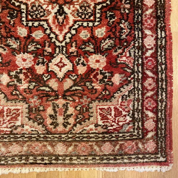 Vintage Rug, 1' 10 x 3' Soft Red