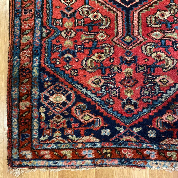 Vintage Rug, 2' 8 x 3' 10 Red