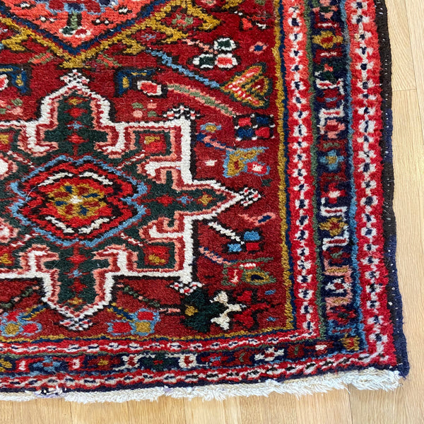 Vintage Rug, 2' 2 x 2' 10 Red