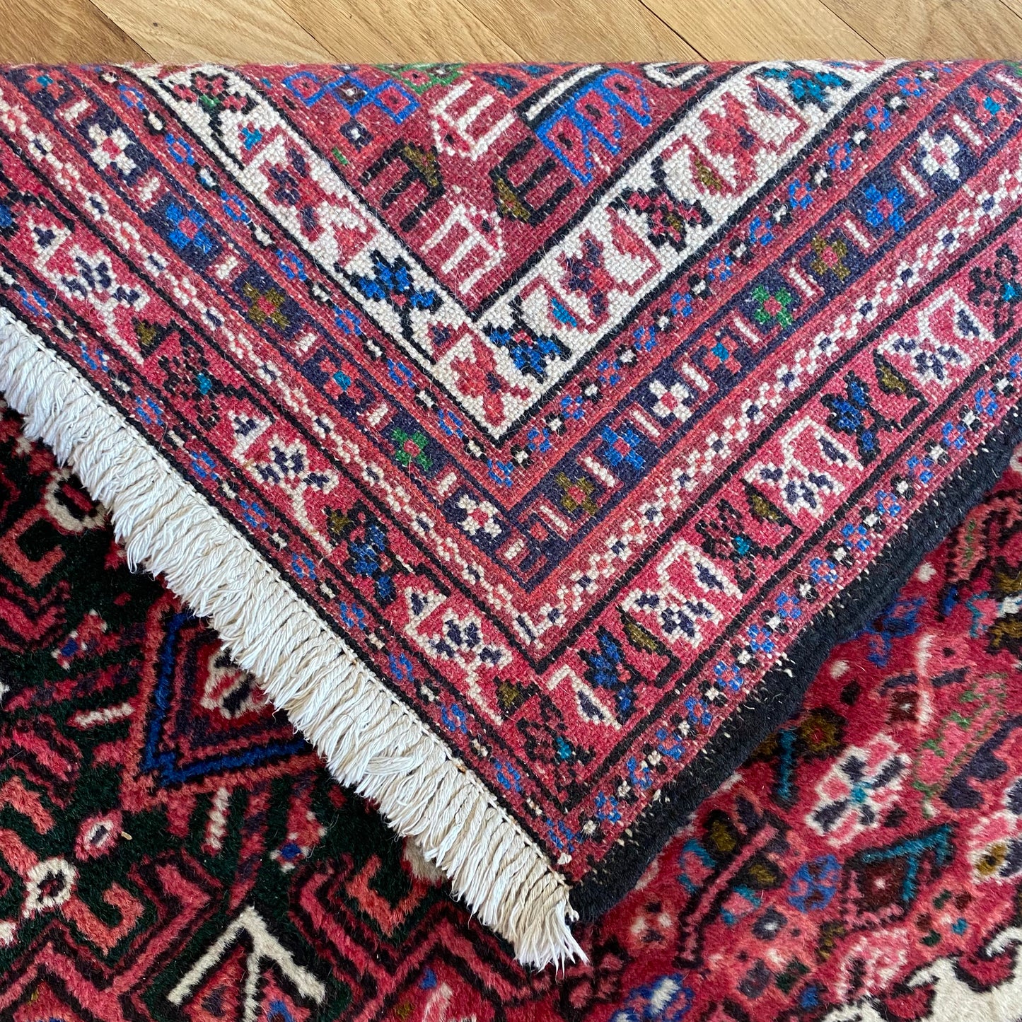 Vintage Rug, 3' 7 x 5' 2 Red