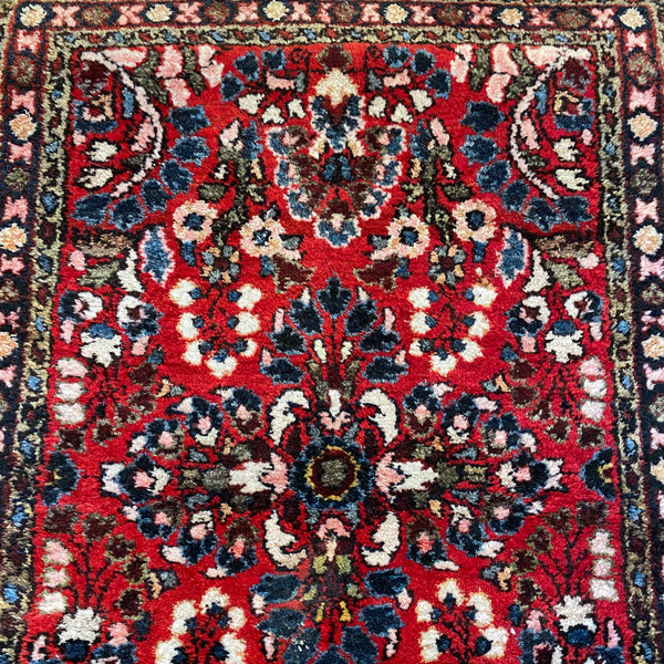 Vintage Rug, 1' 10 x 2' 7 Red