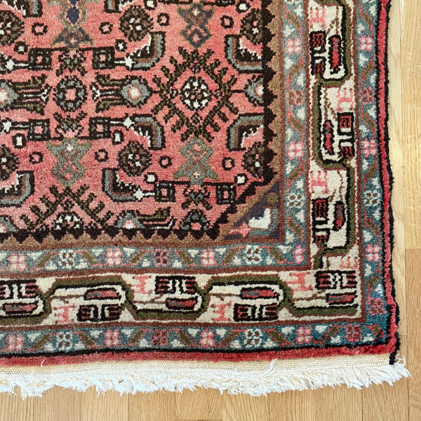 Vintage Rug, 2' 7 x 4' 3 Soft Red