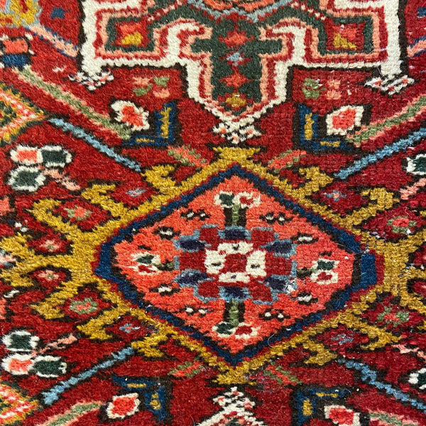 Vintage Rug, 2' 2 x 2' 10 Red
