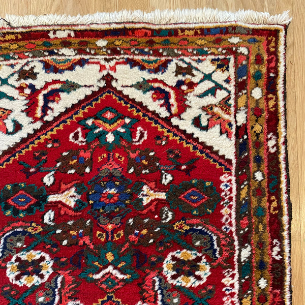 Vintage Rug, 2' 5 x 4' Red