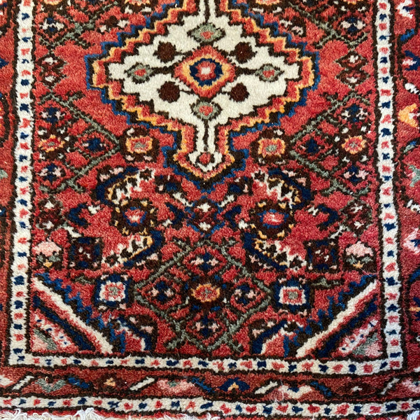 Vintage Rug, 1' 11 x 2' 6 Red