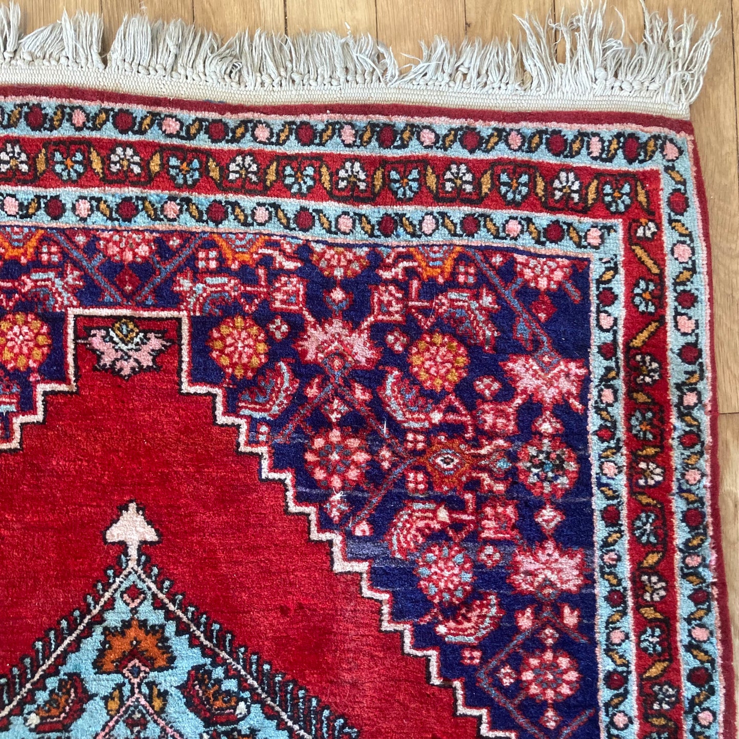 Vintage Rug, 2' 5 x 3' 1 Blue