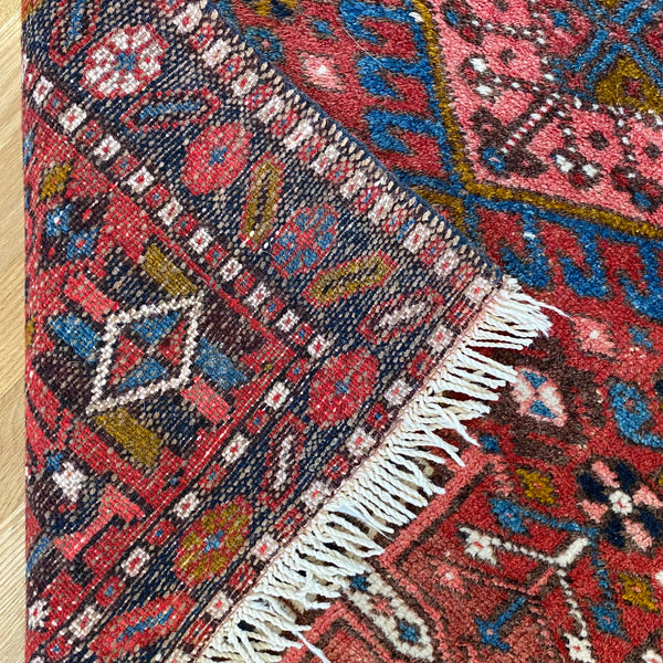 Vintage Rug, 2' 6 x 4' 2 Red