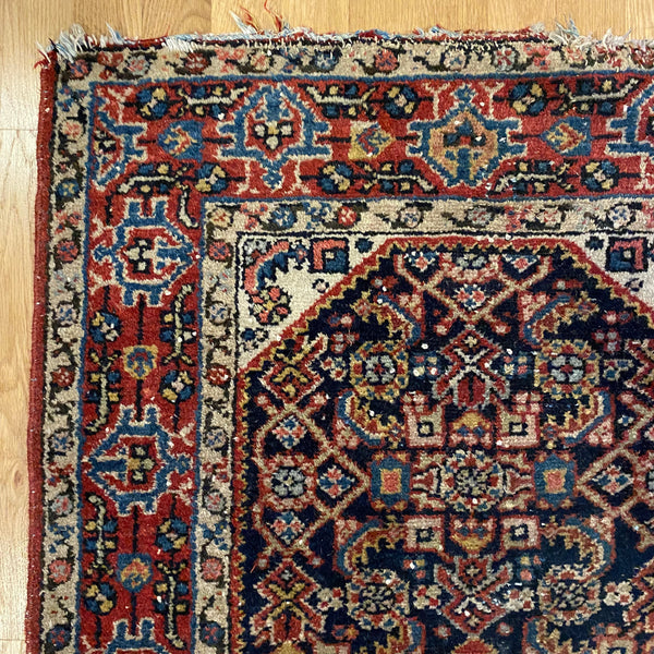 Vintage Rug, 2' 5 x 4' 1 Blue